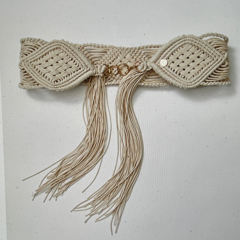 Free People X Oropendola Dual Macrame Belt